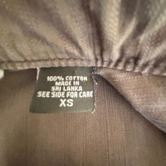 Eddie Bauer 2007 women's green army style cargo jacket size XS - Picture 12 of 15
